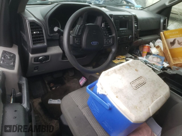 2018 Ford F-150 XL with VIN 1FTEW1EP1JFA29893, listed as a Copart auction lot 72119394 with Not provided miles and Salvage title. Bid and sale history available at DreamBid. Image 8.