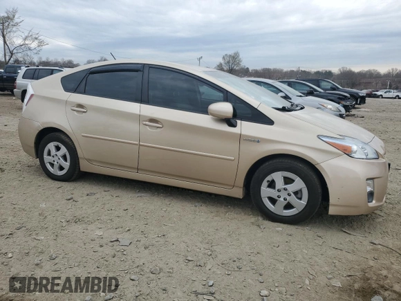2010 Toyota Prius II with VIN JTDKN3DU7A1240697, listed as a Copart auction lot 50901915 with 125,344 mi miles and Salvage Title. Bid and sale history available at carsss.com. Image 4.