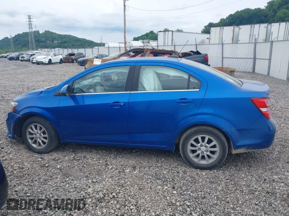 2017 Chevrolet Sonic LT with VIN 1G1JD5SH0H4125523, listed as a IAAI auction lot 41035029 with 158,526 mi miles and . Bid and sale history available at DreamBid. Image 15.
