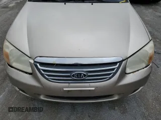 2009 Kia Spectra EX with VIN KNAFE221795600329, listed as a Copart auction lot 49205774 with 251,191 mi miles and Salvage Title. Bid and sale history available at carsss.com. Image 11.