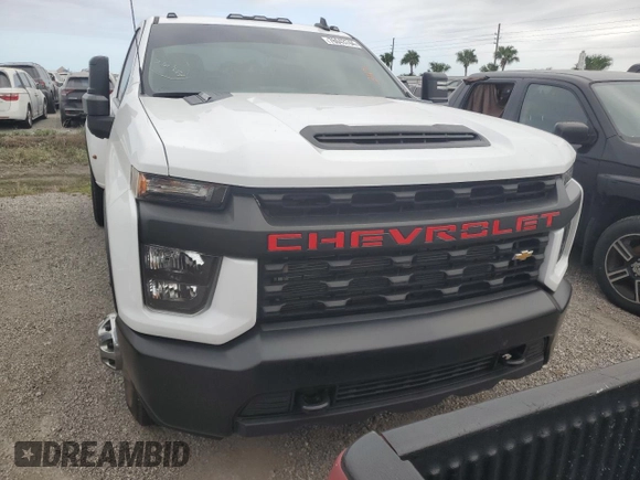 2022 Chevrolet Silverado 3500HD Work Truck with VIN 1GC3YSEY4NF123899, listed as a Copart auction lot 76043744 with 0 mi miles and Salvage Title. Bid and sale history available at carsss.com. Image 5.