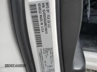 2021 Dodge Durango GT with VIN 1C4RDHDG0MC740413, listed as a Copart auction lot 61187195 with 123,908 mi miles and Salvage title. Bid and sale history available at DreamBid. Image 13.