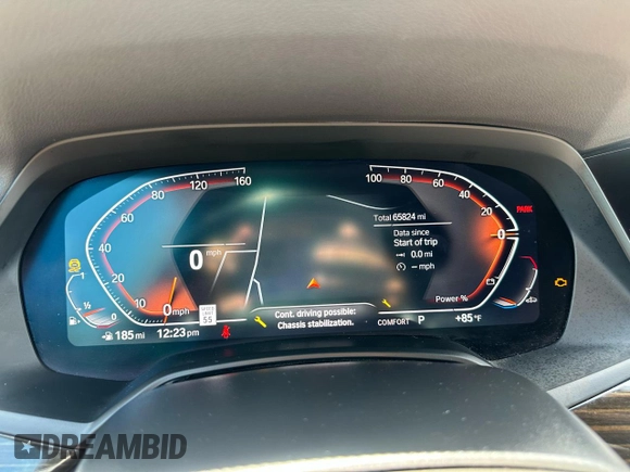 2023 BMW X5 xDrive40i with VIN 5UXCR6C06P9P36608, listed as a Copart auction lot 63257435 with 65,824 mi miles and Clean title. Bid and sale history available at DreamBid. Image 6.