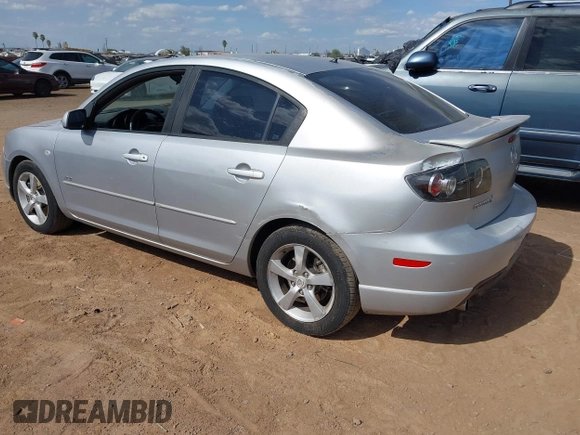 2006 Mazda 3 s Grand Touring with VIN JM1BK323761401222, listed as a IAAI auction lot 42046430 with 124,230 mi miles. Bid and sale history available at carsss.com. Image 3.