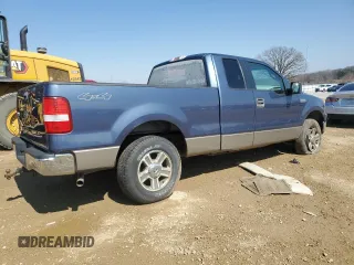 2005 Ford F-150 XLT with VIN 1FTPX14565NB32759, listed as a Copart auction lot 50522155 with 128,795 mi miles and Clean Title. Bid and sale history available at carsss.com. Image 3.