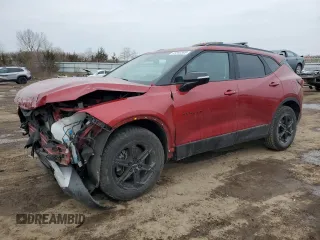 2023 Chevrolet Blazer LT z VIN 3GNKBJRS7PS177636, wystawiony jako Copart lot #45040595 z przebiegiem 89 226 mil mil oraz Szkoda całkowita • Salvage title. Historia ofert i sprzedaży dostępna na DreamBid. Obrazek 1.