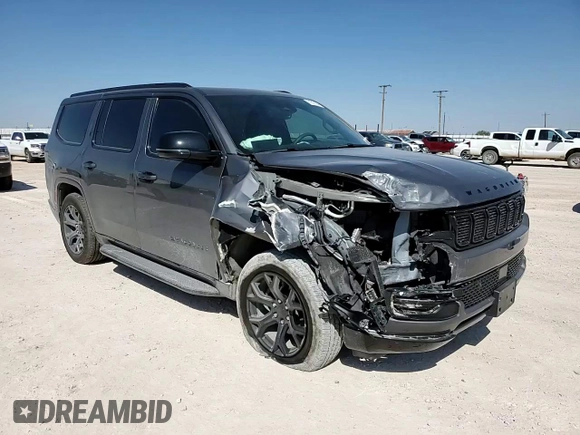 2024 Jeep Wagoneer Series II Carbide with VIN 1C4SJVBP4RS107924, listed as a Copart auction lot 71017184 with 15,695 mi miles and Salvage Title. Bid and sale history available at DreamBid. Image 12.