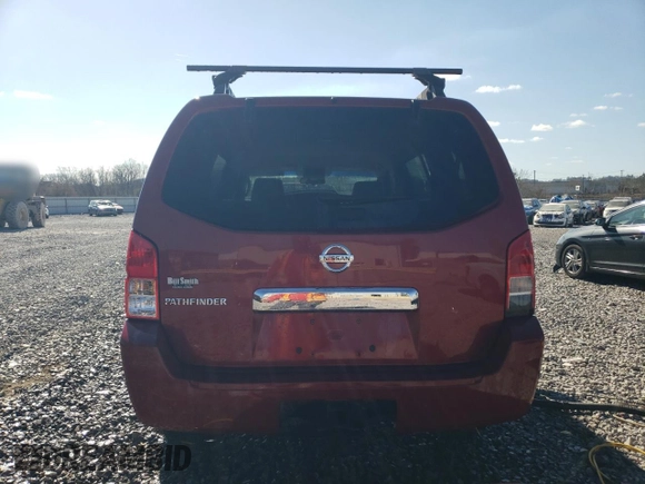 2005 Nissan Pathfinder SE with VIN 5N1AR18U55C755086, listed as a Copart auction lot 46274415 with 263,713 mi miles and Salvage Title. Bid and sale history available at carsss.com. Image 6.