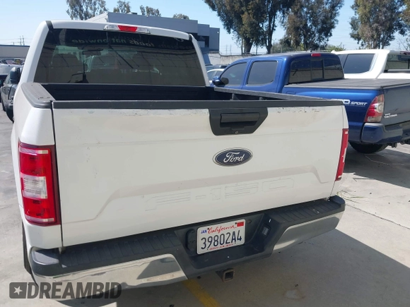 2018 Ford F-150 XL with VIN 1FTEW1C57JKD25820, listed as a IAAI auction lot 41848798 with 116,109 mi miles. Bid and sale history available at carsss.com. Image 16.