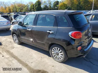 2014 FIAT 500L Easy with VIN ZFBCFABH1EZ016699, listed as a Copart auction lot 74738364 with 93,181 mi miles and Clean Title. Bid and sale history available at carsss.com. Image 2.