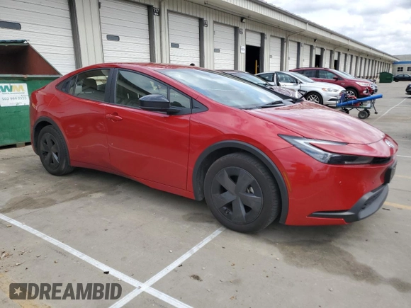 2023 Toyota Prius LE with VIN JTDACAAU8P3007886, listed as a Copart auction lot 51539895 with 31,136 mi miles and Salvage Title. Bid and sale history available at carsss.com. Image 4.