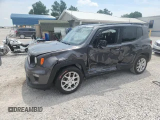 2021 Jeep Renegade Latitude with VIN ZACNJCBB0MPM26741, listed as a Copart auction lot 59518295 with 42,319 mi miles and Non repairable. Bid and sale history available at DreamBid. Image 1.