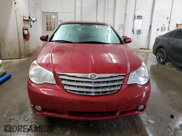 2010 Chrysler Sebring Touring with VIN 1C3BC5ED0AN109219, listed as a Copart auction lot 80760284 with 89,414 mi miles and Salvage Title. Bid and sale history available at carsss.com. Image 5.