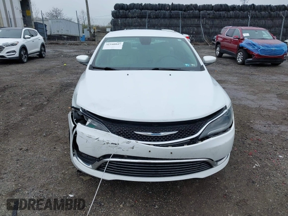 2016 Chrysler 200 Limited with VIN 1C3CCCAB3GN103842, listed as a IAAI auction lot 41940847 with 200,153 mi miles and . Bid and sale history available at carsss.com. Image 12.