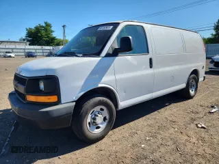 2014 Chevrolet Express Cargo с VIN 1GCWGFCA3E1189404, выставлен на аукционе Copart как лот 65152925 с пробегом 113 029 миль миль и Списание • Salvage title. История ставок и продаж доступна на DreamBid. Изображение 1.