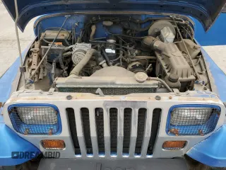 1993 Jeep Wrangler "S" with VIN 1J4FY19PXPP237521, listed as a Copart auction lot 44783435 with 153,654 mi miles and Clean Title. Bid and sale history available at carsss.com. Image 11.