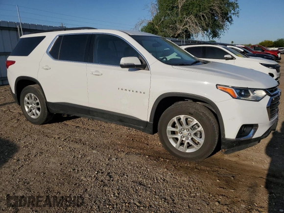 2021 Chevrolet Traverse LT Cloth with VIN 1GNERGKW2MJ132660, listed as a Copart auction lot 52008665 with 49,539 mi miles and Salvage Title. Bid and sale history available at carsss.com. Image 4.