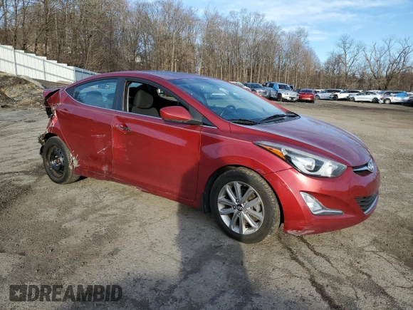 2015 Hyundai Elantra SE z VIN 5NPDH4AE0FH584083, wystawiony jako Copart lot #48060525 z przebiegiem 83 985 mil mil oraz Szkody całkowita. Historia ofert i sprzedaży dostępna na DreamBid. Obrazek 4.