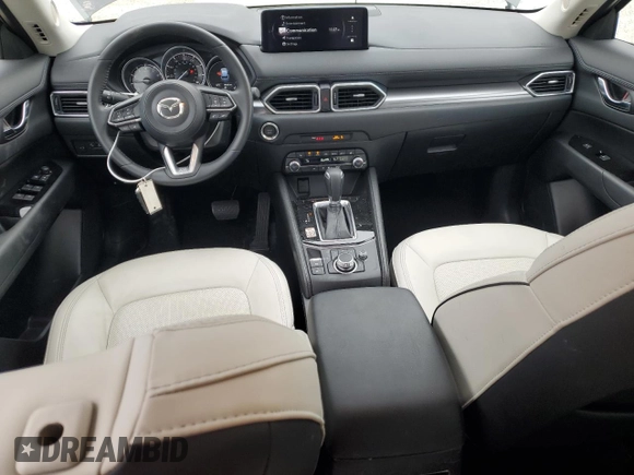 2024 Mazda CX-5 S Carbon Edition z VIN JM3KFBCLXR0496504, wystawiony jako Copart lot #48319375 z przebiegiem 19 041 mil mil oraz Szkody całkowita. Historia ofert i sprzedaży dostępna na DreamBid. Obrazek 8.