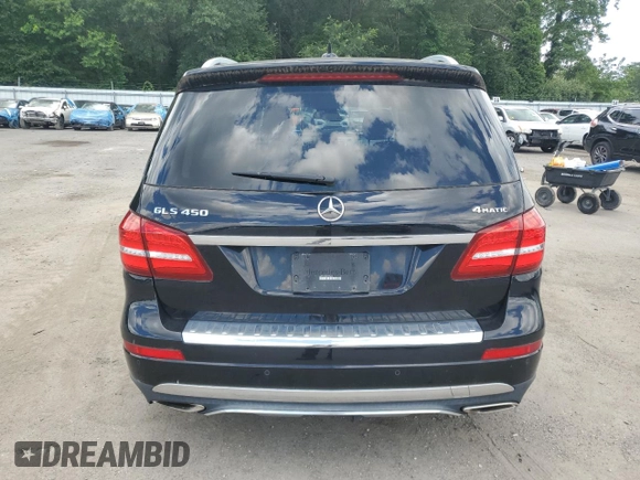 2019 Mercedes-Benz GLS 450 с VIN 4JGDF6EEXKB222619, выставлен на аукционе Copart как лот 63154475 с пробегом 73 187 миль миль и Списание • Salvage title. История ставок и продаж доступна на DreamBid. Изображение 6.