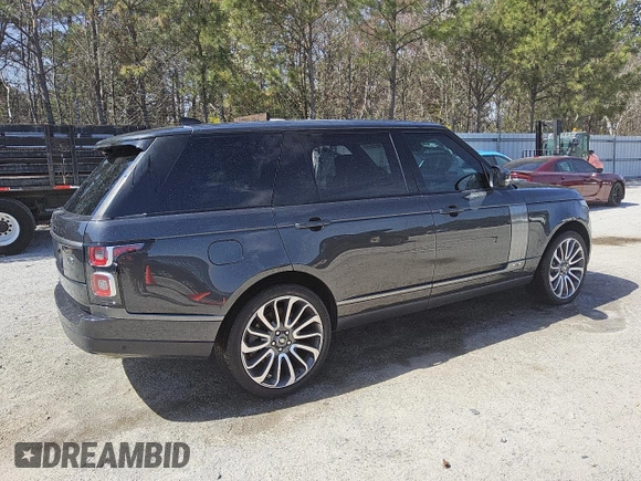 2019 Land Rover Range Rover with VIN SALGS5RE9KA528226, listed as a Copart auction lot 47733385 with 98,481 mi miles and Clean Title. Bid and sale history available at carsss.com. Image 3.