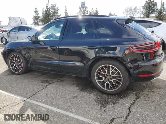 2015 Porsche Macan Turbo z VIN WP1AF2A58FLB96008, wystawiony jako Copart lot #49006515 z przebiegiem 97 011 mil mil oraz Szkoda całkowita • Salvage title. Historia ofert i sprzedaży dostępna na DreamBid. Obrazek 2.