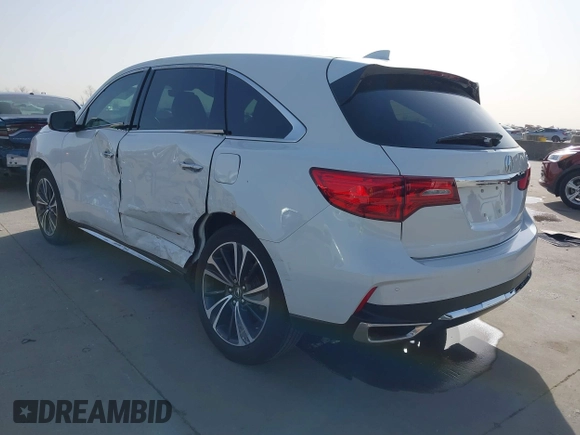 2020 Acura MDX w/Technology Pkg with VIN 5J8YD3H56LL008570, listed as a IAAI auction lot 41828165 with 14,770 mi miles. Bid and sale history available at carsss.com. Image 3.