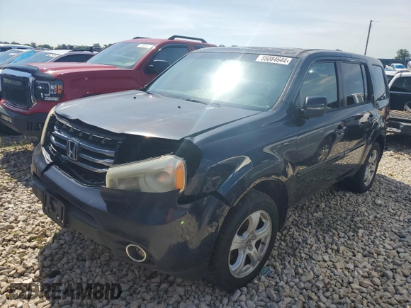 2012 Honda Pilot EX-L with VIN 5FNYF3H58CB039718, listed as a Copart auction lot 55084644 with 386,295 mi miles and Salvage Title. Bid and sale history available at carsss.com. Image 1.