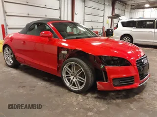 2008 Audi TT 3.2L with VIN TRURD38J181043896, listed as a IAAI auction lot 42512536 with 118,064 mi miles and . Bid and sale history available at DreamBid. Image 1.