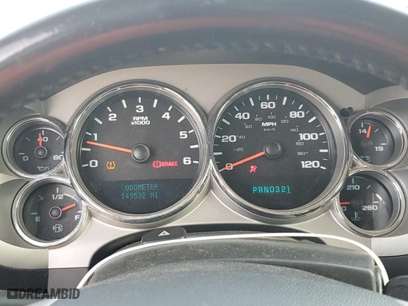 2008 Chevrolet Silverado 1500 LTZ with VIN 3GCEK13JX8G286022, listed as a Copart auction lot 47840135 with 149,532 mi miles and Clean Title. Bid and sale history available at carsss.com. Image 9.