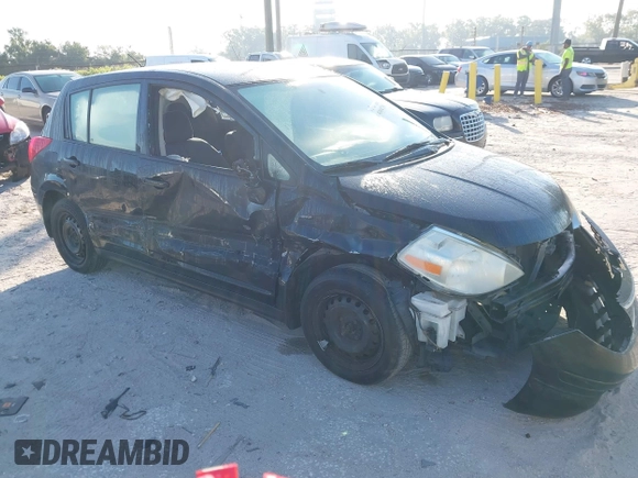 2009 Nissan Versa 1.8 SL with VIN 3N1BC13E79L476570, listed as a IAAI auction lot 41804750 with 160,449 mi miles. Bid and sale history available at carsss.com. Image 1.
