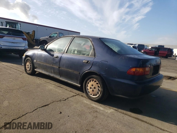 1995 Honda Civic DX z VIN 1HGEG8646SL012635, wystawiony jako Copart lot #81045074 z przebiegiem 167 736 mil mil oraz Czysty tytuł • Clean title. Historia ofert i sprzedaży dostępna na DreamBid. Obrazek 2.