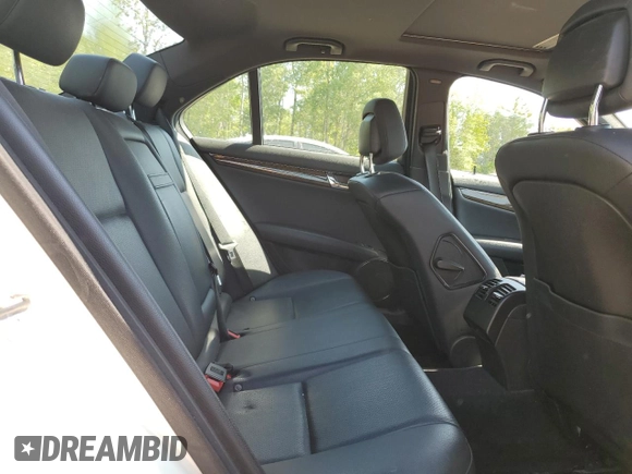 2011 Mercedes-Benz C with VIN WDDGF5CB9BF631438, listed as a Copart auction lot 62860085 with 204,528 mi miles and Salvage title. Bid and sale history available at DreamBid. Image 10.