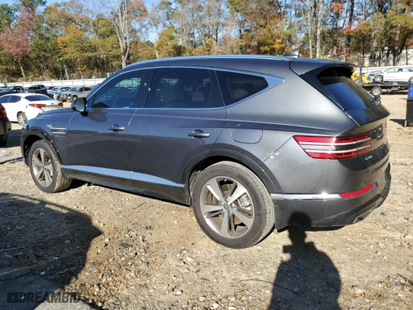 2022 Genesis GV80 with VIN KMUHCESC7NU078514, listed as a Copart auction lot 82699244 with 40,281 mi miles and Salvage Title. Bid and sale history available at carsss.com. Image 2.