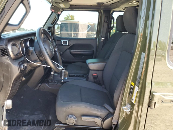 2021 Jeep Wrangler Unlimited Willys z VIN 1C4HJXDG9MW509488, wystawiony jako Copart lot #56692275 z przebiegiem 46 422 mil mil oraz Szkoda całkowita • Salvage title. Historia ofert i sprzedaży dostępna na DreamBid. Obrazek 7.