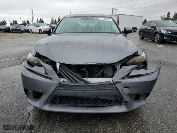 2014 Lexus IS 250 with VIN JTHBF1D23E5016923, listed as a Copart auction lot 51180345 with 141,350 mi miles and Salvage Title. Bid and sale history available at carsss.com. Image 5.