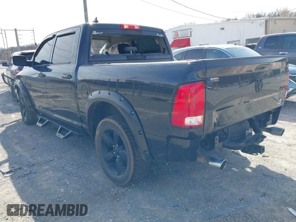 2018 Ram 1500 SLT with VIN 1C6RR7LT7JS294389, listed as a IAAI auction lot 41600149 with 109,504 mi miles. Bid and sale history available at carsss.com. Image 3.