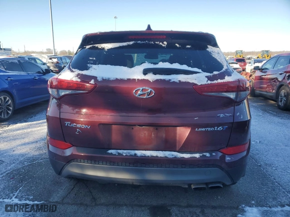 2016 Hyundai Tucson Sport with VIN KM8J33A28GU151518, listed as a Copart auction lot 84663934 with 0 mi miles and Clean Title. Bid and sale history available at carsss.com. Image 6.
