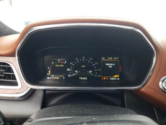 2017 Lincoln Continental Black Label with VIN 1LN6L9BC3H5617027, listed as a Copart auction lot 47207975 with 105,876 mi miles and Salvage Title. Bid and sale history available at carsss.com. Image 9.