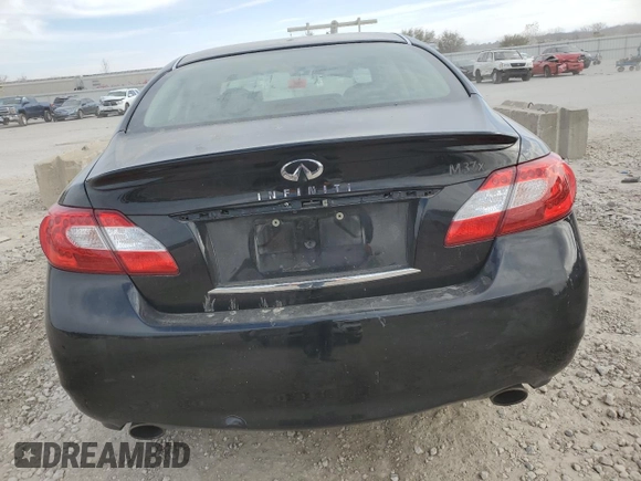 2011 Infiniti M37 with VIN JN1BY1AR2BM371938, listed as a Copart auction lot 82289684 with 0 mi miles and Salvage Title. Bid and sale history available at carsss.com. Image 6.