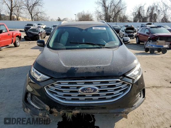 2019 Ford Edge Titanium with VIN 2FMPK4K96KBC59892, listed as a Copart auction lot 48621995 with 114,409 mi miles and Salvage Title. Bid and sale history available at carsss.com. Image 5.