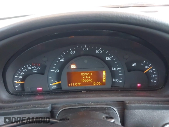 2003 Mercedes-Benz C 230 Kompressor with VIN WDBRF40J43F385553, listed as a IAAI auction lot 41614596 with 196,640 mi miles and . Bid and sale history available at DreamBid. Image 7.