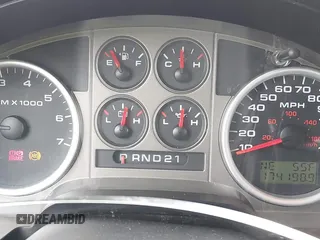 2005 Ford F-150 XLT with VIN 1FTPW14505KC98909, listed as a IAAI auction lot 41905480 with 174,198 mi miles. Bid and sale history available at carsss.com. Image 7.