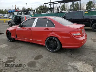 2008 Mercedes-Benz C 350 Sport with VIN WDDGF56X68F137747, listed as a Copart auction lot 50510285 with 106,433 mi miles and Salvage Title. Bid and sale history available at DreamBid. Image 2.