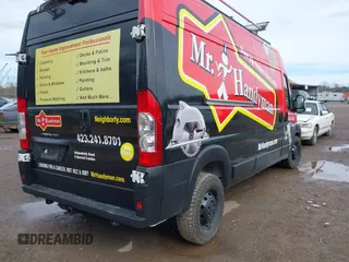 2022 Ram ProMaster Cargo with VIN 3C6LRVDG0NE111435, listed as a IAAI auction lot 41854667 with 72,524 mi miles and . Bid and sale history available at DreamBid. Image 4.