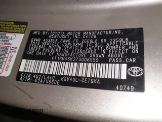 2007 Toyota Camry LE z VIN 4T1BK46K27U006559, wystawiony jako IAAI lot #42250629 z przebiegiem 175 389 mil mil oraz . Historia ofert i sprzedaży dostępna na DreamBid. Obrazek 9.