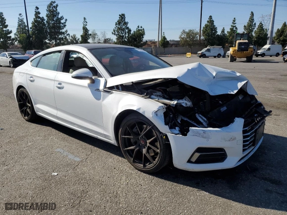 2019 Audi A5 Sportback Premium Plus with VIN WAUBNCF50KA092302, listed as a Copart auction lot 78033854 with NaN miles and Salvage Title. Bid and sale history available at carsss.com. Image 4.
