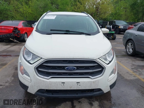 2019 Ford EcoSport SE with VIN MAJ3S2GE7KC290961, listed as a IAAI auction lot 42073145 with 156,178 mi miles and . Bid and sale history available at DreamBid. Image 12.