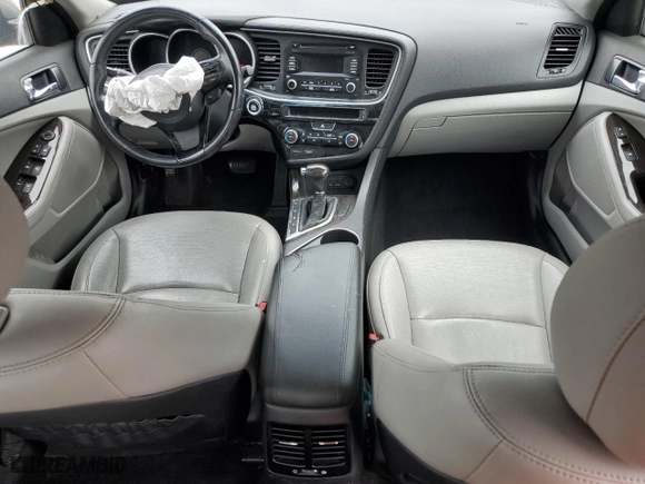 2015 Kia Optima EX with VIN 5XXGN4A72FG396037, listed as a Copart auction lot 52730345 with 121,031 mi miles and Salvage Title. Bid and sale history available at carsss.com. Image 8.