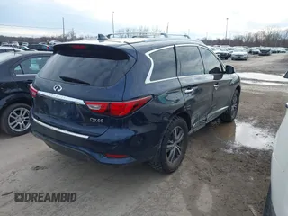 2017 Infiniti QX60 with VIN 5N1DL0MM2HC554832, listed as a IAAI auction lot 41664376 with 109,556 mi miles and . Bid and sale history available at DreamBid. Image 4.